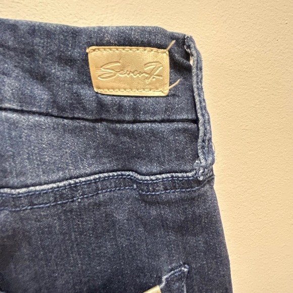 Womens Seven split Bell Bottom jeans size 12 - Picture 5 of 6